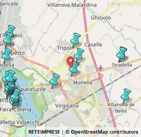 Mappa Piazza S. Giorgio, 46051 San Giorgio Bigarello MN, Italia (3.0665)