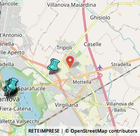 Mappa Piazza S. Giorgio, 46051 San Giorgio Bigarello MN, Italia (3.3875)