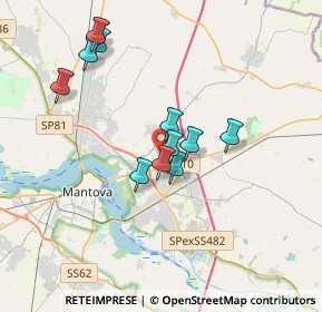 Mappa Piazza San Giorgio, 46030 Mottella MN, Italia (3.01364)