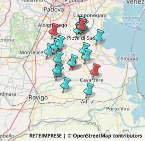 Mappa SP 5, 35021 Agna PD, Italia (11.1465)