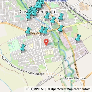 Mappa Via Santa Chiara, 26841 Casalpusterlengo LO, Italia (0.672)