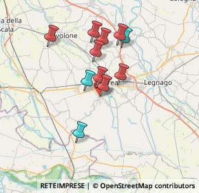 Mappa Via Ghiacciaia, 37052 Casaleone VR, Italia (5.86364)