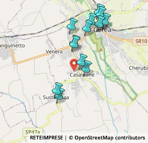 Mappa Via Ghiacciaia, 37052 Casaleone VR, Italia (1.87429)