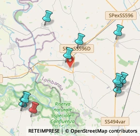 Mappa Via Vittorio Emanuele II, 27031 Candia Lomellina PV, Italia (5.4775)