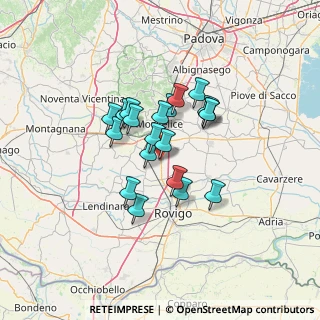 Mappa Via Statale, 35048 Solesino PD, Italia (9.6865)