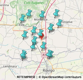 Mappa Via Statale, 35048 Solesino PD, Italia (6.70176)