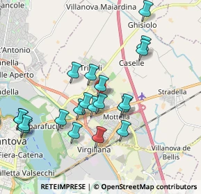 Mappa Via Bologna, 46030 Mottella MN, Italia (1.8885)