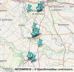 Mappa Via Andrea Mantegna, 46030 San Giorgio di Mantova MN, Italia (14.544)