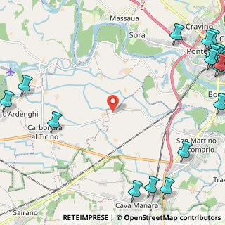 Mappa Cascina Sabbione, 27028 San Martino Siccomario PV, Italia (3.9175)