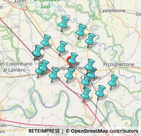 Mappa Largo Casali, 26841 Casalpusterlengo LO, Italia (6.27611)