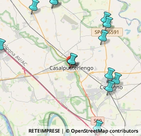 Mappa Largo Casali, 26841 Casalpusterlengo LO, Italia (5.21385)