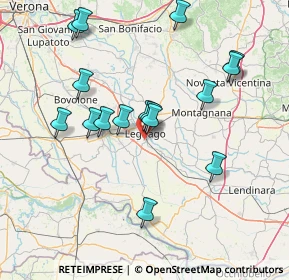 Mappa Via G. Caboto, 37045 Legnago VR, Italia (14.87)