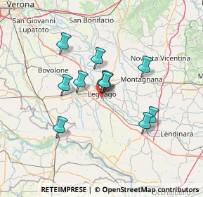 Mappa Via G. Caboto, 37045 Legnago VR, Italia (10.75)