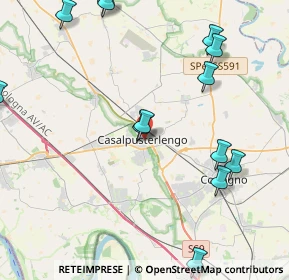Mappa Via Gramsci Antonio, 26841 Casalpusterlengo LO, Italia (5.46143)
