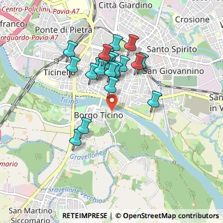 Mappa Via Milazzo, 27100 Pavia PV, Italia (0.803)