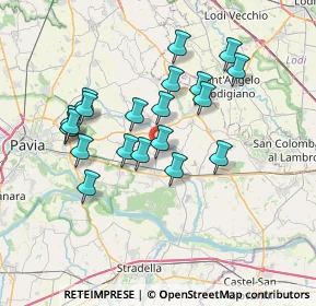 Mappa Strada Comunale Filighera Genzone, 27010 Filighera PV, Italia (6.456)