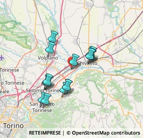 Mappa Via Montesanto, 10032 Brandizzo TO, Italia (5.982)