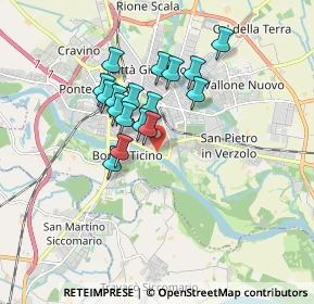 Mappa Viale Europa, 27100 Pavia PV, Italia (1.37353)