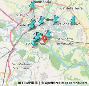 Mappa Viale Europa, 27100 Pavia PV, Italia (1.4975)