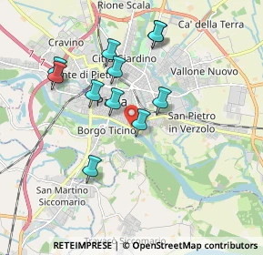 Mappa Viale Europa, 27100 Pavia PV, Italia (1.69)