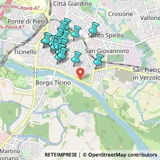 Mappa Viale Europa, 27100 Pavia PV, Italia (0.9695)