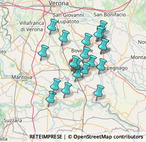 Mappa Via Bersai, 37054 Nogara VR, Italia (11.388)