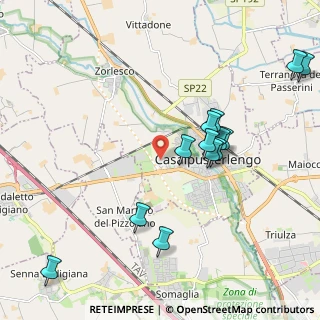 Mappa Via Amendola, 26841 Casalpusterlengo LO, Italia (2.14538)