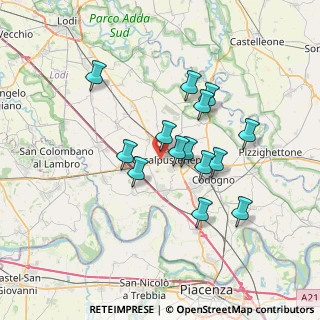 Mappa Via Amendola, 26841 Casalpusterlengo LO, Italia (5.91)