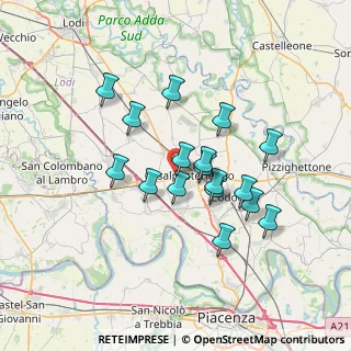 Mappa Via Amendola, 26841 Casalpusterlengo LO, Italia (5.86294)