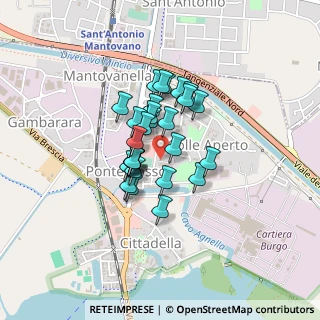 Mappa Via Terracini, 46100 Mantova MN, Italia (0.27857)