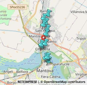 Mappa Via Terracini, 46100 Mantova MN, Italia (1.25167)