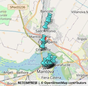 Mappa Via Terracini, 46100 Mantova MN, Italia (1.844)
