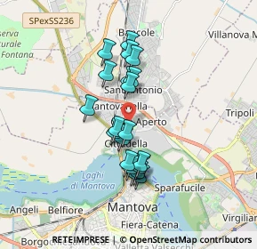 Mappa Via Terracini, 46100 Mantova MN, Italia (1.412)