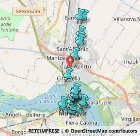 Mappa Via Terracini, 46100 Mantova MN, Italia (2.0025)