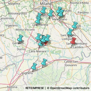 Mappa Via Tamburini, 27100 Pavia PV, Italia (15.609)