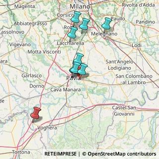 Mappa Via Tamburini, 27100 Pavia PV, Italia (13.80636)