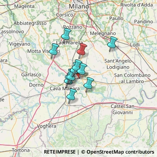 Mappa Via Tamburini, 27100 Pavia PV, Italia (8.30333)