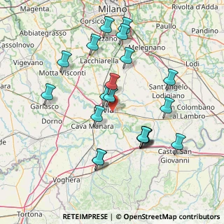 Mappa Via Tamburini, 27100 Pavia PV, Italia (15.416)