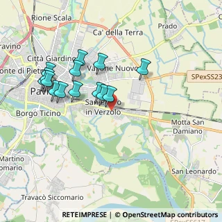 Mappa Via Tamburini, 27100 Pavia PV, Italia (1.81357)