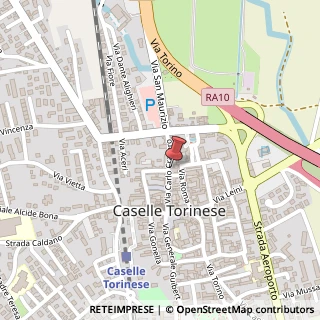 Mappa Via C. Cravero, 42, 10072 Caselle Torinese, Torino (Piemonte)