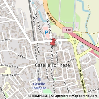 Mappa Via C. Cravero, 63, 10072 Caselle Torinese, Torino (Piemonte)