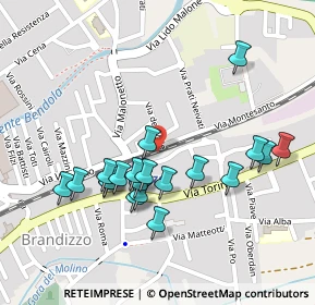 Mappa Via Ferraris G, 10032 Brandizzo TO, Italia (0.228)