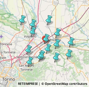 Mappa Via Ferraris G, 10032 Brandizzo TO, Italia (6.47867)
