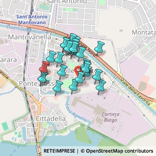 Mappa Via Saragat, 46100 Mantova MN, Italia (0.30357)