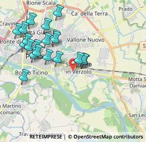 Mappa Via Felice Luigi Maggi, 27100 Pavia PV, Italia (2.1075)