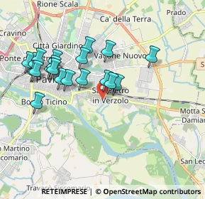 Mappa Via Felice Luigi Maggi, 27100 Pavia PV, Italia (1.862)