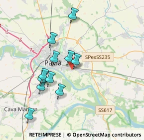 Mappa Via Felice Luigi Maggi, 27100 Pavia PV, Italia (3.42)