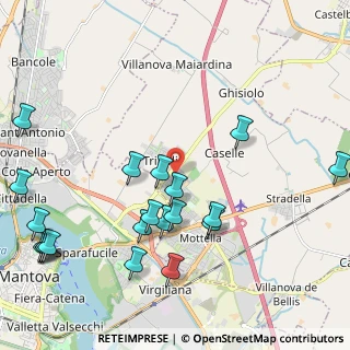 Mappa Via Piemonte, 46030 Mottella MN, Italia (2.583)