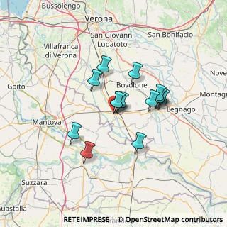 Mappa Via Pioppone, 37054 Nogara VR, Italia (10.26571)