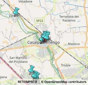 Mappa Via Libertà, 26841 Casalpusterlengo LO, Italia (1.68727)